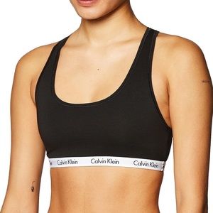 Bundle of 2 Calvin Klein Bralettes (White & Black)
